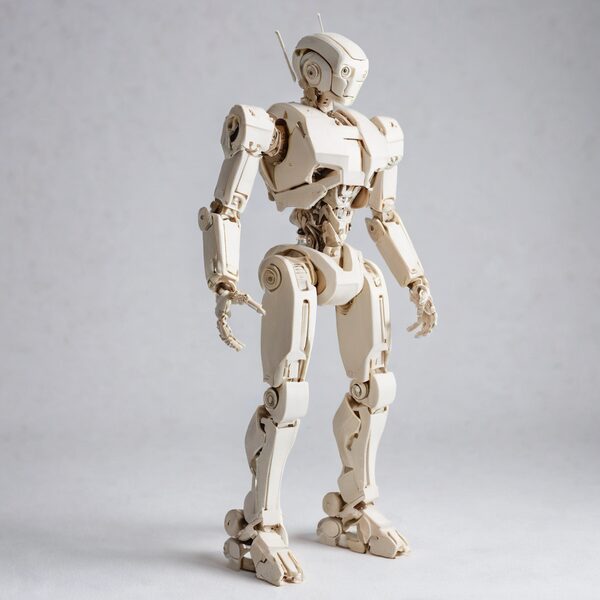 3D printed multi-jointed Titan13 robot action figure posable fidget toy