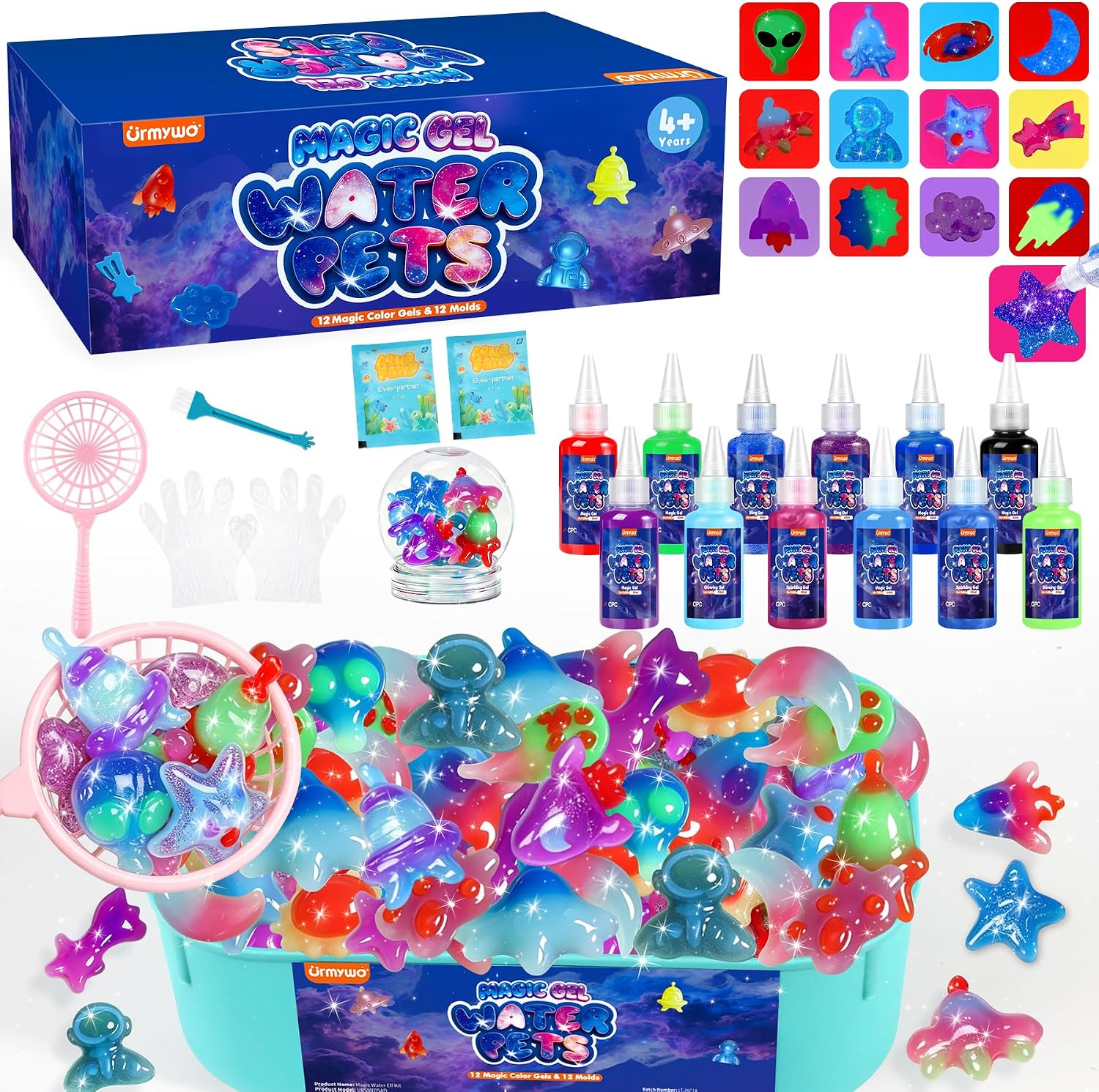 Magic Water Elf Toy Kit - Space (12 Gels) - URMYWO