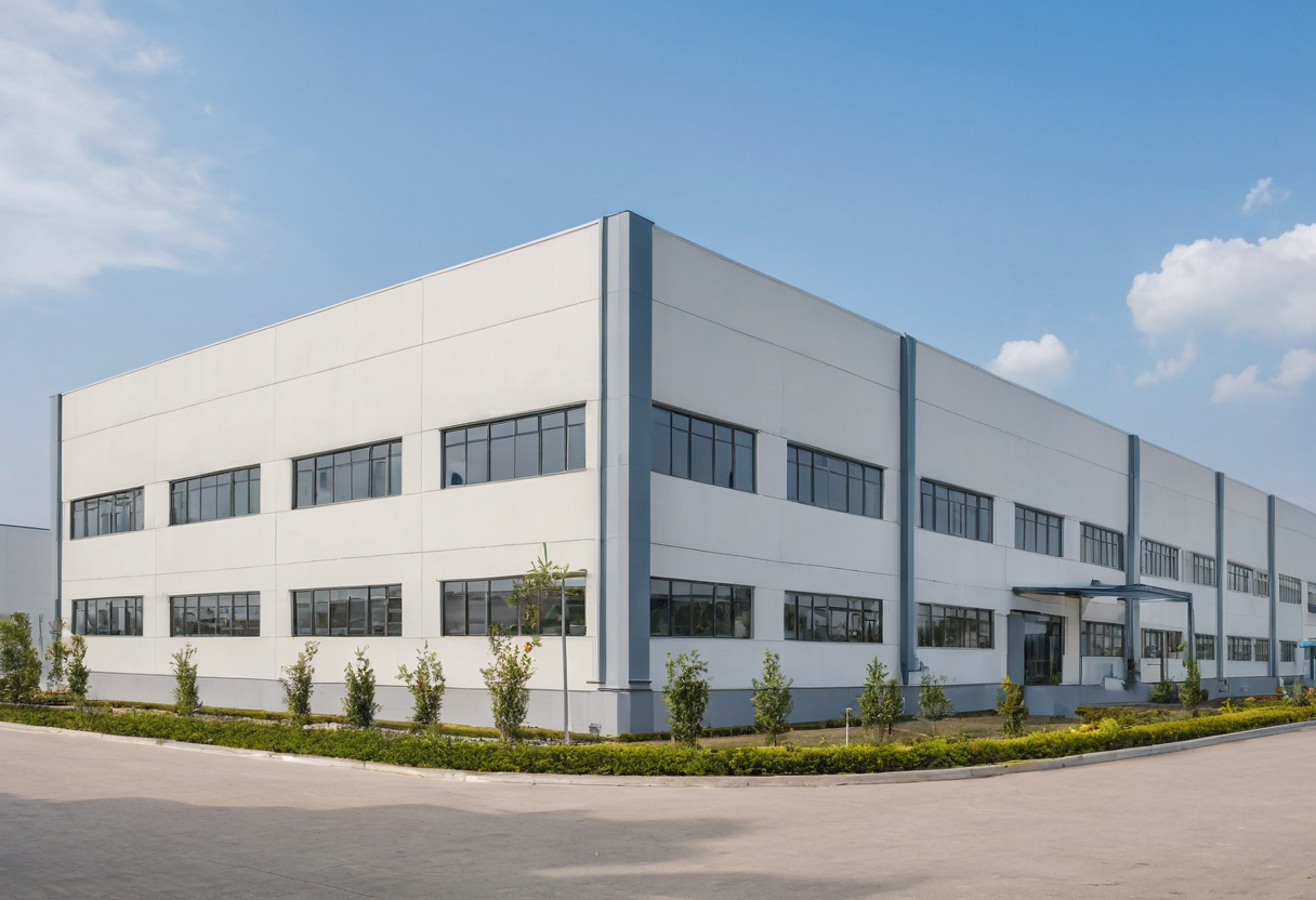 Toy manufacturing facility exterior in China - toy supplier factory