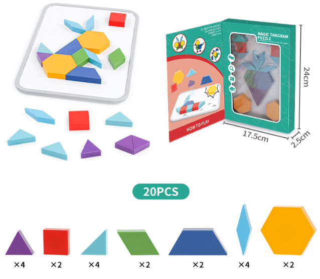 Magnetic Tangram - URMYWO
