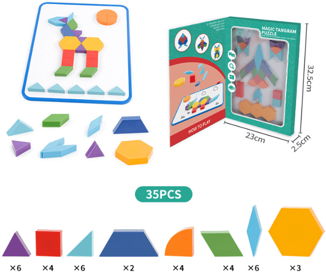 Magnetic Tangram - URMYWO